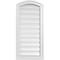 Ekena Millwork Arch Top Surface Mount PVC Gable Vent w/ 2"W x 2"P Brickmould Sill Frame, 16"W x 32"H GVPAR16X3203SN - alternate 1